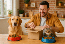 Animaux Compagnons Heureux