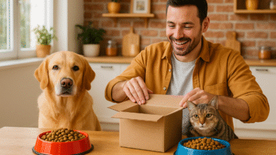 Animaux Compagnons Heureux